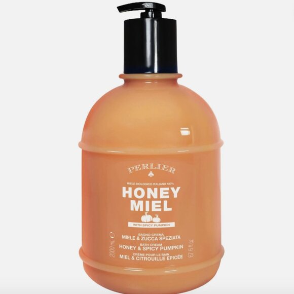 Perlier Honey Miel 2-Liter Bath Cream 67.6 fl oz Honey & Spicy Pumpkin Sealed